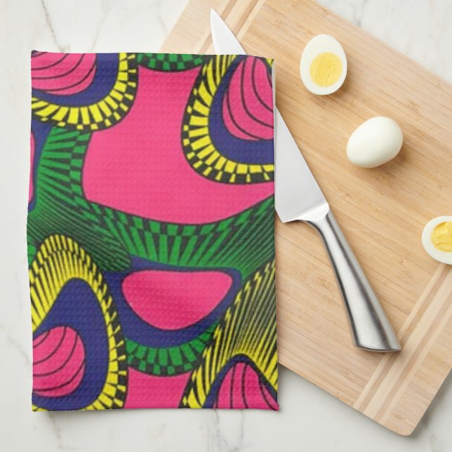 Linge De Cuisine Imprimerie africaine (Quart Plié)