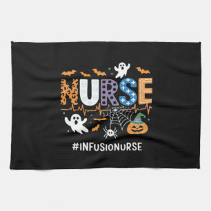 Linge De Cuisine Infirmière Infusion Infirmière Stethoscope Hallowe