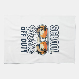 Linge De Cuisine Infirmière scolaire hors service chemise de lunett