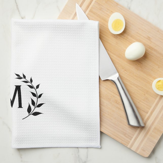 Linge De Cuisine Initiale (Quart Plié)
