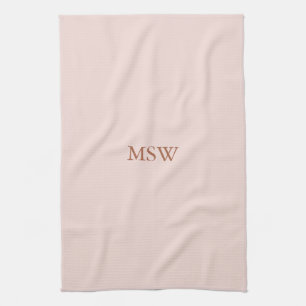 Linge De Cuisine Initiales monogrammes personnalisées minimalistes