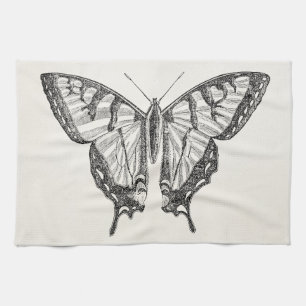 Linge De Cuisine Insectes de papillons personnalisés par papillon