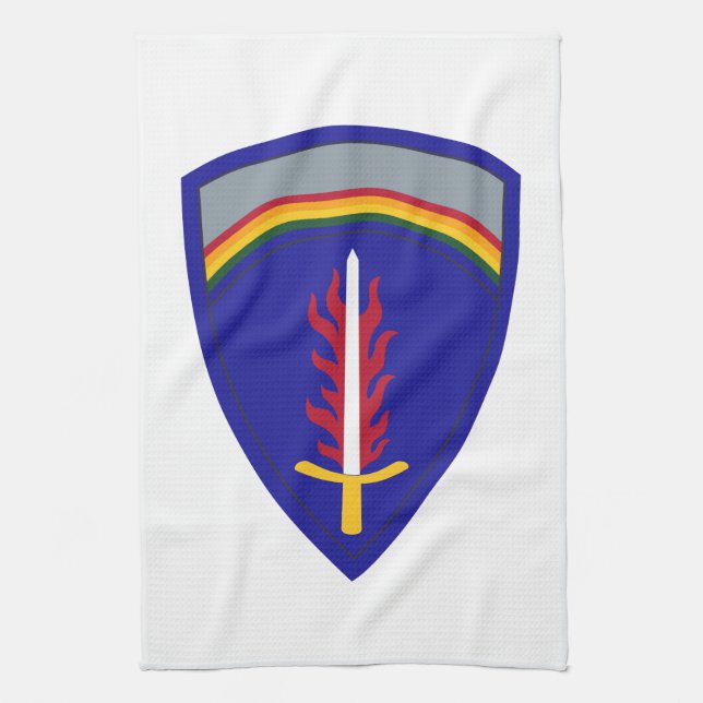 Linge De Cuisine Insigne Army Europe USAREUR (Vertical)