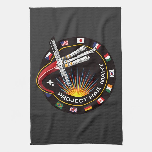 Linge De Cuisine Insigne de mission spatiale (Vertical)