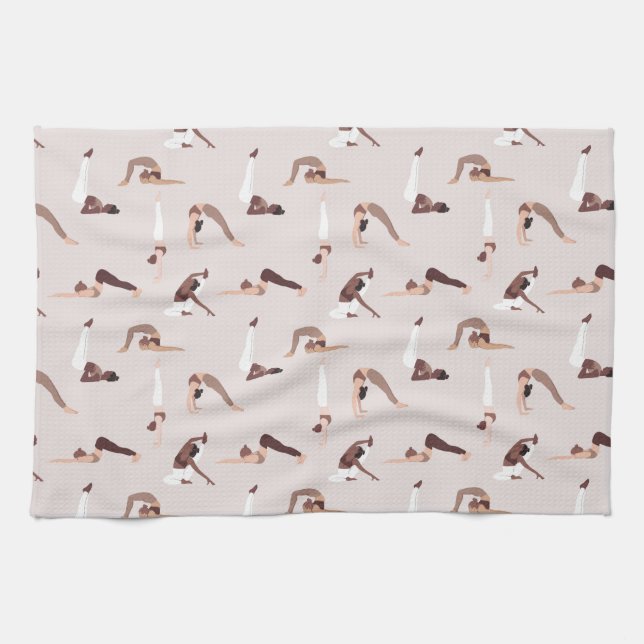 Linge De Cuisine Instructeur de yoga équipe sportive (Horizontal)