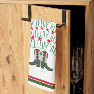Linge De Cuisine Invité de l'arbre de Noël Cowboy 2024