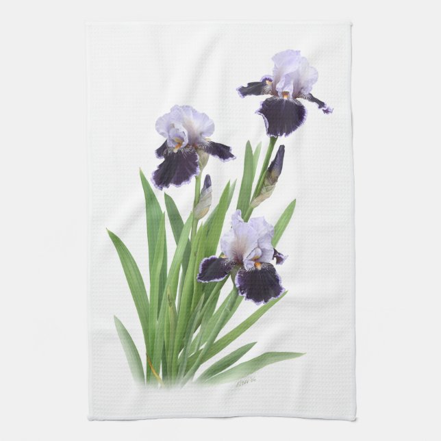 Linge De Cuisine Iris Trio (Vertical)