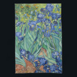 Linge De Cuisine Irises | Vincent Van Gogh<br><div class="desc">Irises (1889) de l'artiste post-impressionniste néerlandais Vincent Van Gogh. La peinture paysagère originale est une huile sur toile montrant un jardin de fleurs d'iris en fleurs. Utilisez les outils de conception pour ajouter du texte personnalisé ou personnaliser l'image.</div>