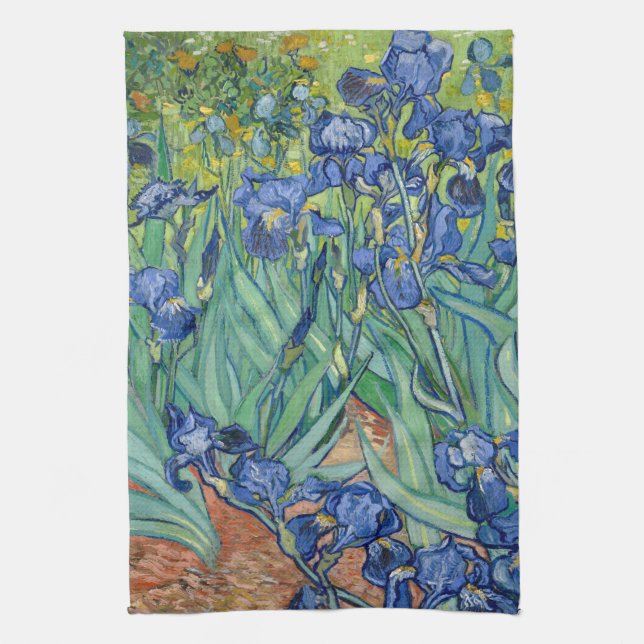 Linge De Cuisine Irises | Vincent van Gogh (Vertical)