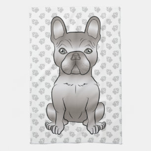 Linge De Cuisine Isabella Bouledogue Français / Frenchie Chien Mign