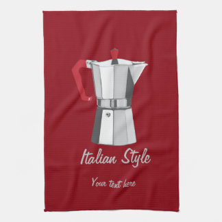 Linge De Cuisine Italien Moka
