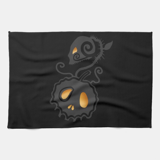 Linge De Cuisine Jack O Lantern (Horizontal)