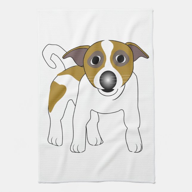 Linge De Cuisine Jack Russell Terrier (Vertical)