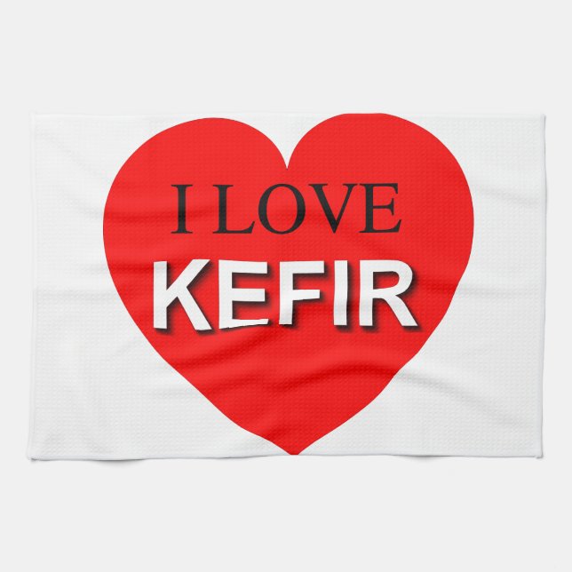 Linge De Cuisine J'adore le kéfir (Horizontal)