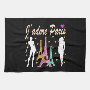 LINGE DE CUISINE J'ADORE PARIS EIFFEL TOWER DESIGN