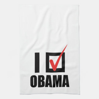 LINGE DE CUISINE J'AI VOTÉ OBAMA BW - .PNG