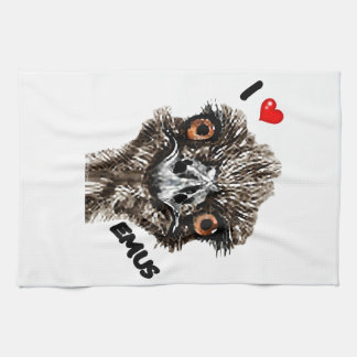 LINGE DE CUISINE J'AIME DES ÉMEUS
