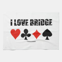 J'aime l'attitude de pont de costumes de carte de