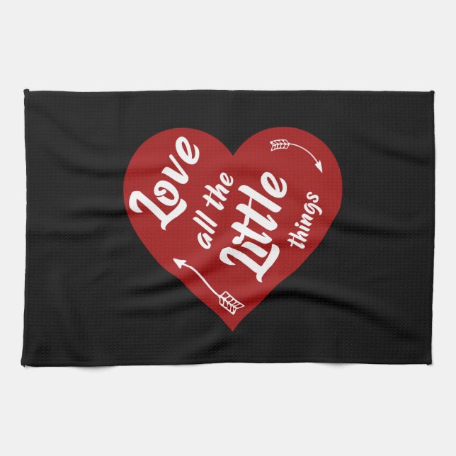 Linge De Cuisine J'aime toutes les petites choses design (Horizontal)