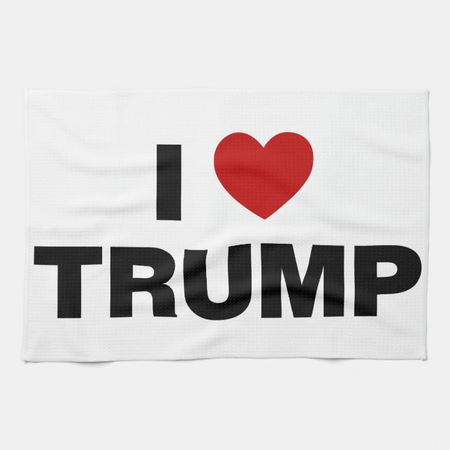 Linge De Cuisine J'aime Trump (Horizontal)