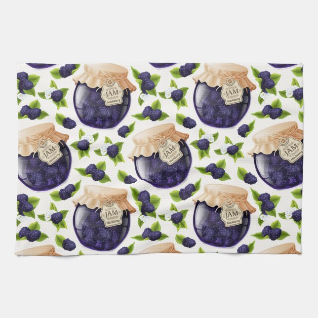 Linge De Cuisine Jam Blackberry (Horizontal)