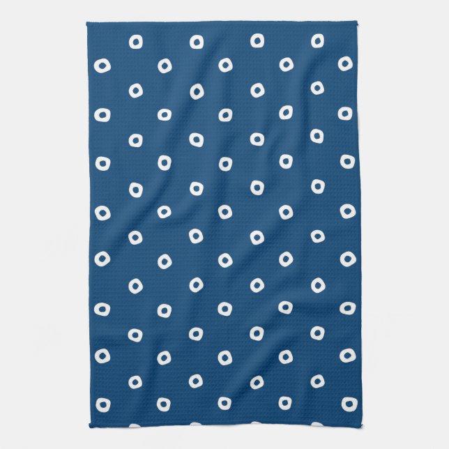 Linge De Cuisine Japonais Indigo Blue (Vertical)