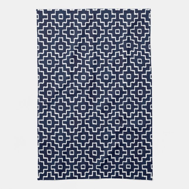 Linge De Cuisine Japonais Sashiko Motif textuel | Traditionnel (Vertical)