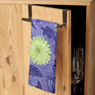 Linge De Cuisine Jardin de Daisy à minuit