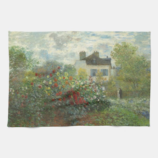 Linge De Cuisine Jardin des artistes de Monet dans Peinture d'Argen (Horizontal)