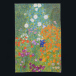 Linge De Cuisine Jardin des fleurs par Gustav Klimt<br><div class="desc">S'il vous plaît visitez mon magasin pour un design plus intéressant et plus de choix de couleurs.
=> zazzle.com/colorfulworld*</div>