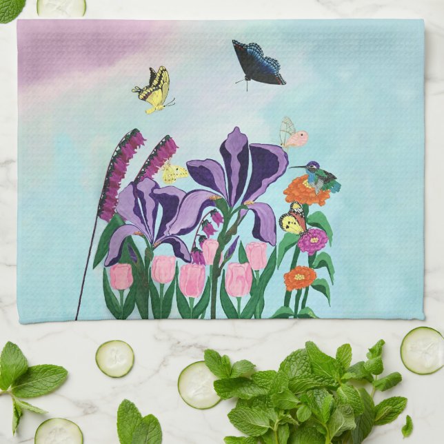 Linge De Cuisine Jardin des plaisirs merveilleux (Plié)