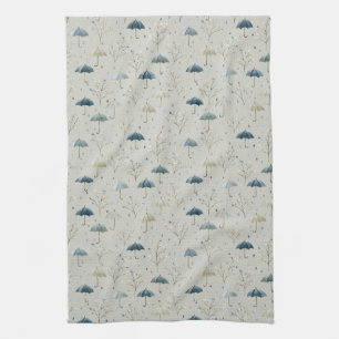 Linge De Cuisine Jardin Floral de Pluie Serein (11)