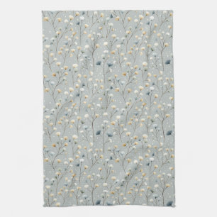 Linge De Cuisine Jardin Floral de Pluie Serein (7)