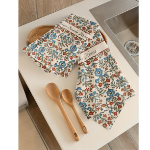Linge De Cuisine Jardin norvégien, personnalisé
