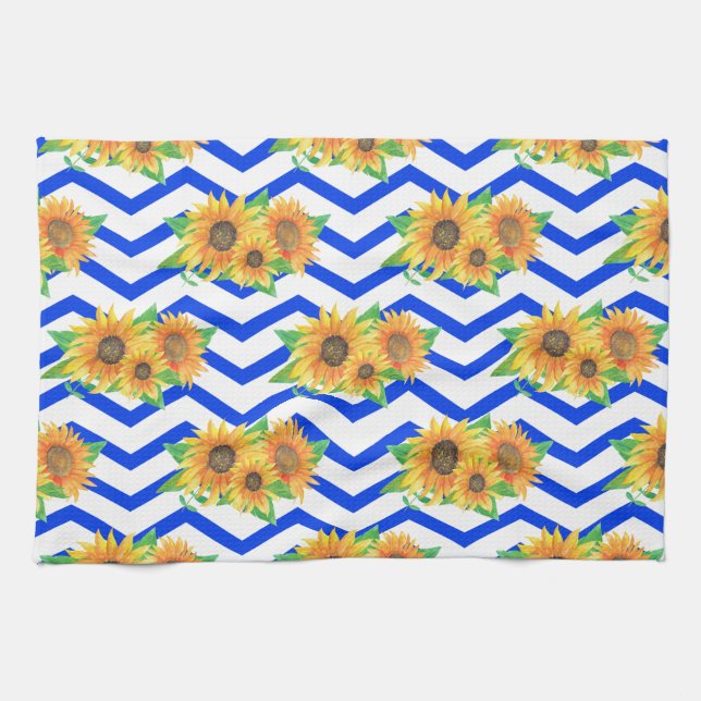 Linge De Cuisine Jardins fleuris de tournesol (Horizontal)