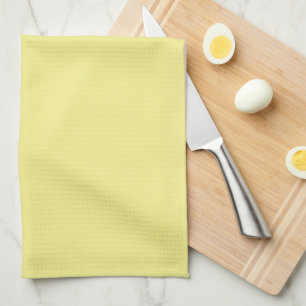 Linge De Cuisine Jaune clair et solide