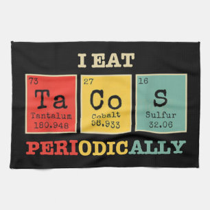 Linge De Cuisine Je Mange Périodiquement Des Tacos