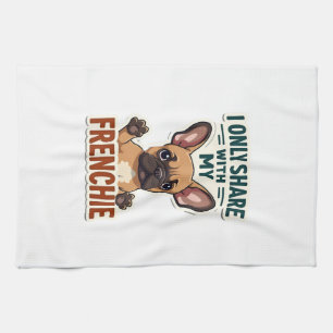Linge De Cuisine Je ne partage qu'avec mon Frenchie Vintage French