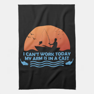 Linge De Cuisine Je ne peux pas travailler aujourd’hui, mon bras es