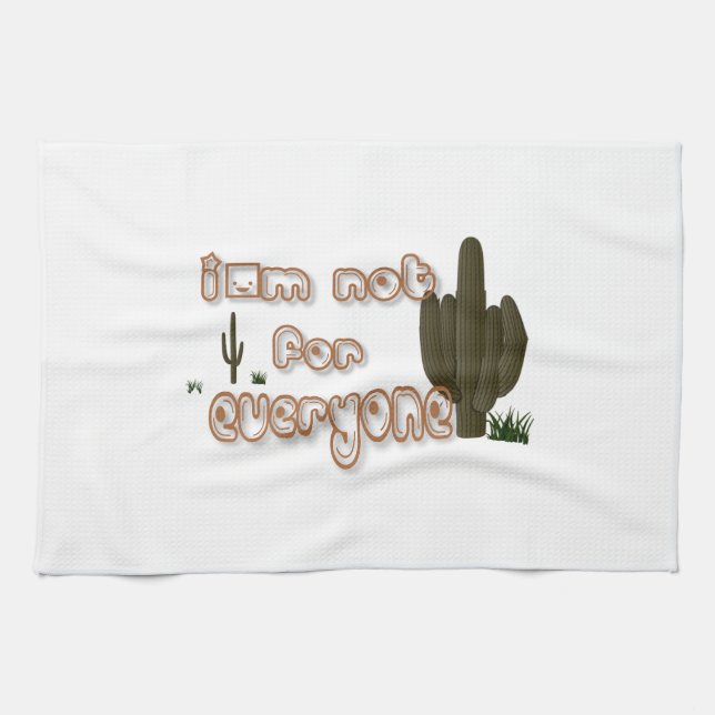 Linge De Cuisine Je ne suis pas pour tout le monde... (Horizontal)