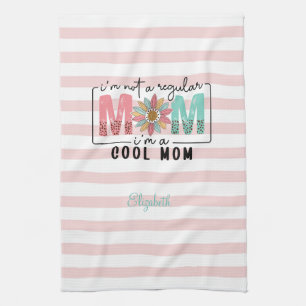 Linge De Cuisine Je ne suis pas une maman ordinaire Pink Stripes