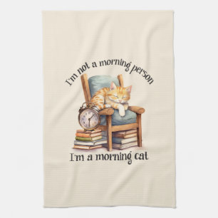 Linge De Cuisine Je ne suis pas une personne du matin
