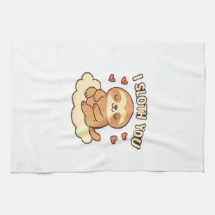 Linge De Cuisine Je Paresseux Vous - Mignon Kawaii Paresseux Amour 