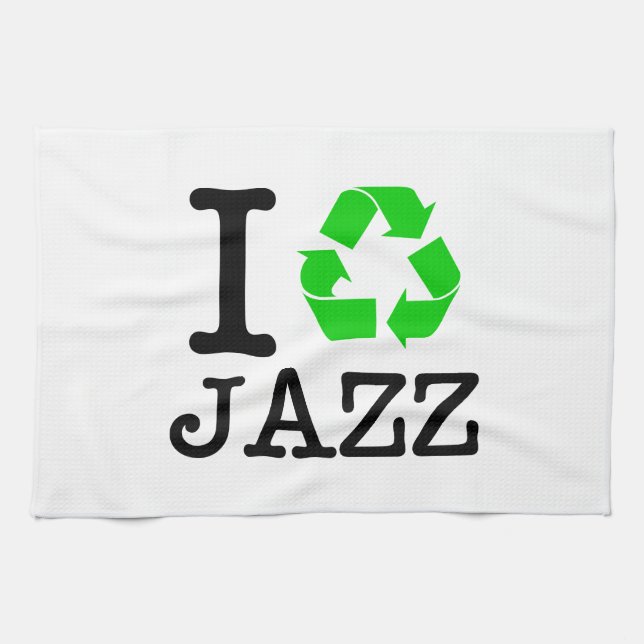 Linge De Cuisine Je recycle jazz (Horizontal)