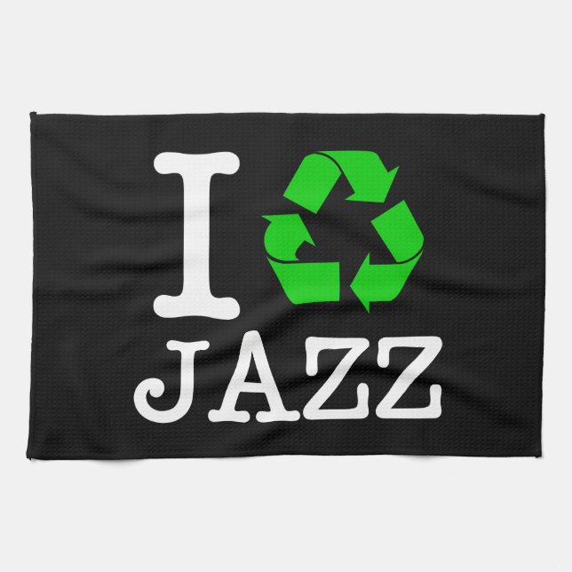 Linge De Cuisine Je Recycle Le Jazz (Horizontal)