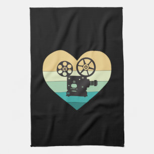 Linge De Cuisine Je suis amoureux du projecteur de cinéma rétro