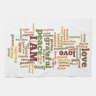 Linge De Cuisine JE SUIS des affirmations