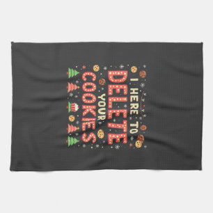 Linge De Cuisine Je suis ici pour supprimer votre pull de Noël moch