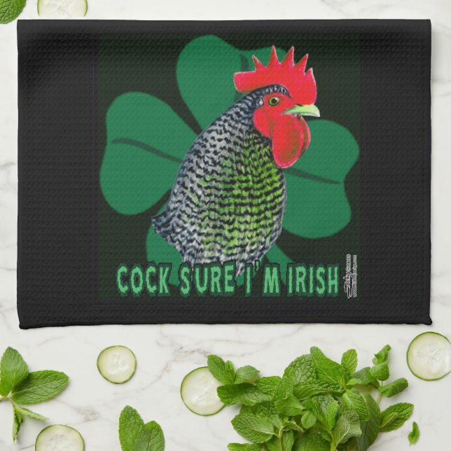 Linge De Cuisine Je suis irlandais, sûr ! (Plié)