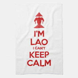 Linge De Cuisine Je suis Lao je ne peux pas garder le calme